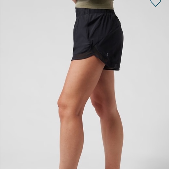 Athleta High Rise Mesh Racer Run Short - Picture 2 of 5